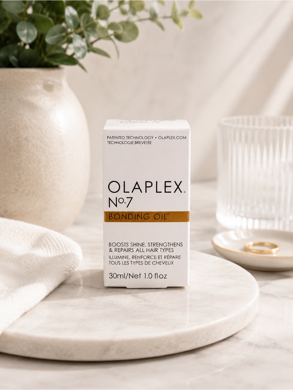 Olaplex No.7 Bonding Oil 30ml | Shine + Heat Protect + Frizz Control